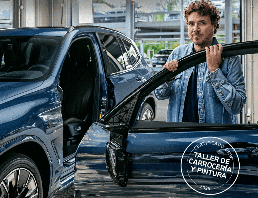 Trae tu BMW a Celtamotor y al realizar una operación de carrocería y pintura
