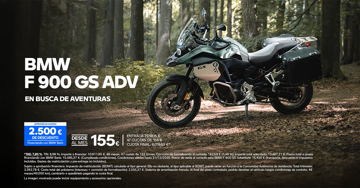 BMW F900GS Adventure desde 155€ al mes
