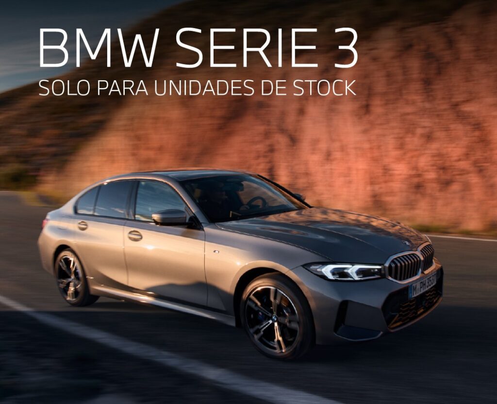 Llévate el nuevo BMW Serie 3 desde 250€/mes* financiado con BMW Bank. ¡Unidades limitadas en stock! ¿Te vas a quedar sin el tuyo?