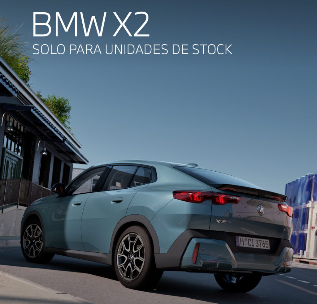 Llévate el nuevo BMW X2 ICE desde 295€/mes* financiado con BMW Bank. ¡Unidades limitadas en stock! ¿Te vas a quedar sin el tuyo?