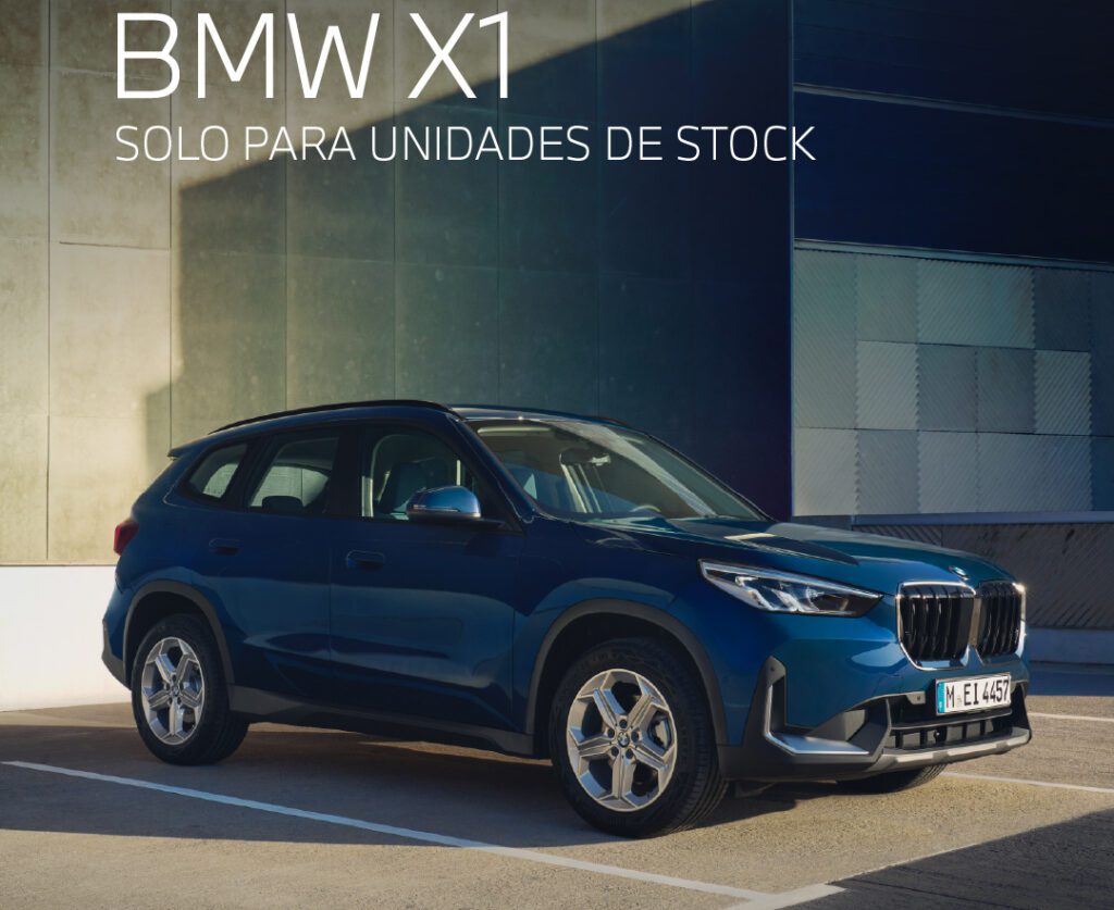 Llévate el nuevo BMW X1 ICE desde 255€/mes* financiado con BMW Bank. ¡Unidades limitadas en stock! ¿Te vas a quedar sin el tuyo?